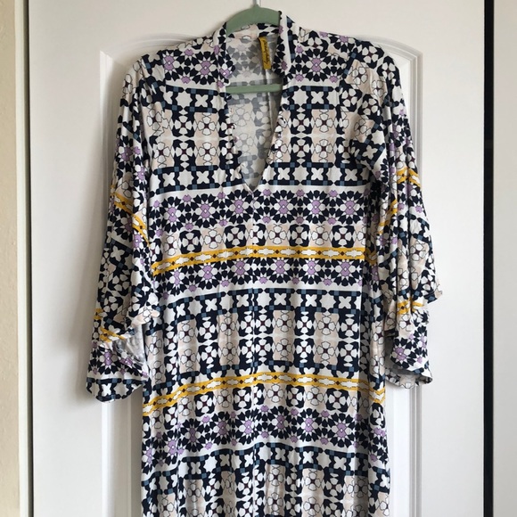 Rachel Pally Bell Sleeve Maxi Dress - Picture 1 of 6